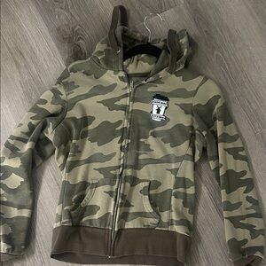 Dutch bros Camouflage zip up